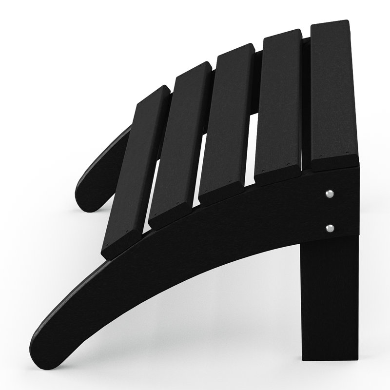 Repose-pieds Vinnie, Noir