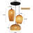 Bamboo Lantern Pendant Lamp, Retro Japanese Style E27 Chandelier Hanging Light Ceiling Lighting Fixture For Living Room Bedroom Restaurant Cafe Teahouse Bar Dining Room Club