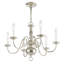 Lustre classique à 6 lumières de style bougie Benedetto-62820063-28328523