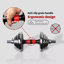 Ensemble de haltères réglables Home Gym Fonte Barbell Ensembles avec boîte de transport