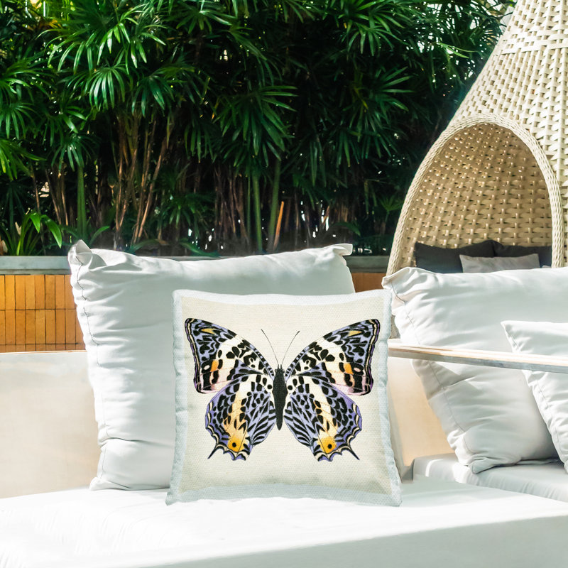Coussin d'extérieur imprimé croquis Stupell Industries par Susan Arnot