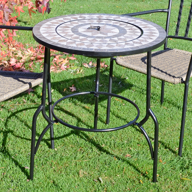 Brava Steel Wood Burning Fire Pit Table