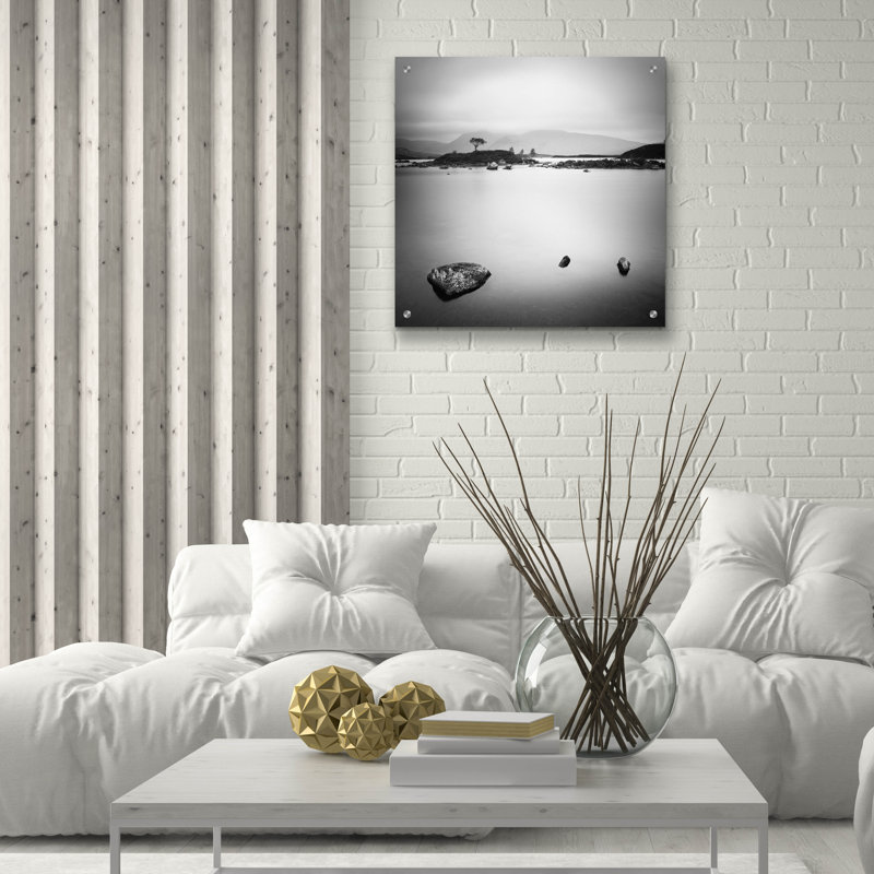 Art mural en verre acrylique, H 24 po x l 24 po x P 0,2 po