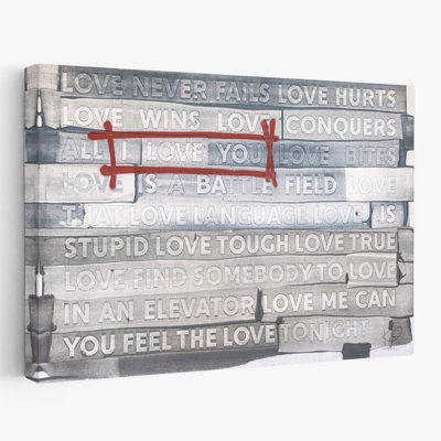 Graffiti Love - Collage Graffiti gris et gris