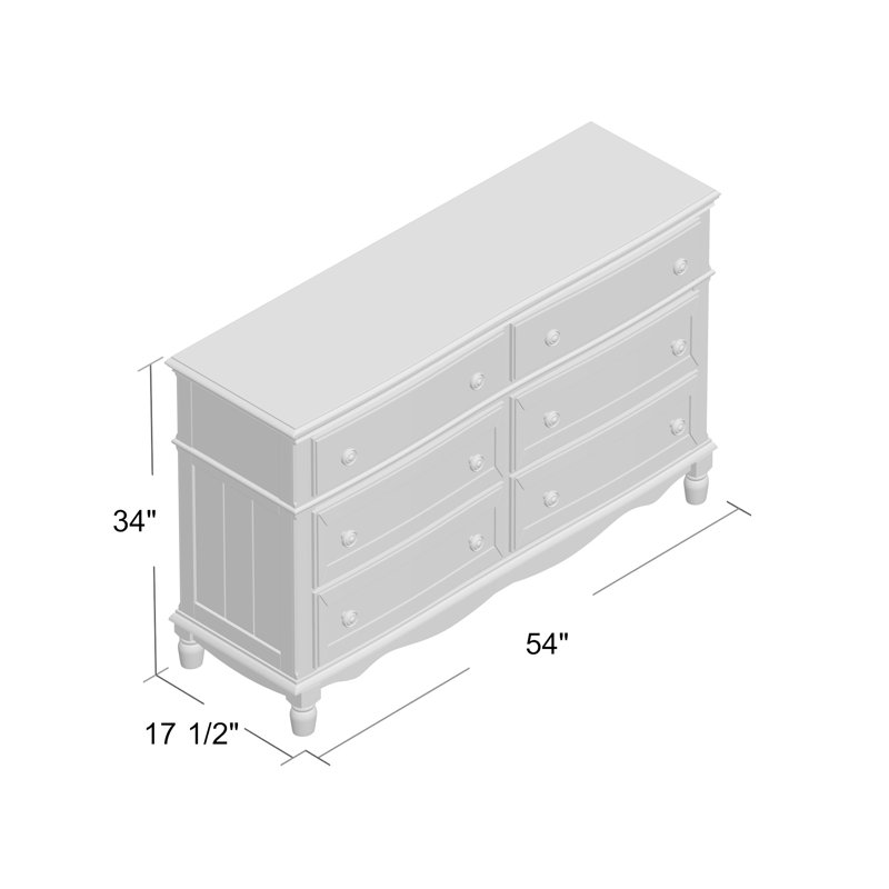 Acevedo Kids 6 - Drawer Dresser