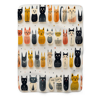 Phantom Purrs - 1 Piece Premium Blanket