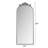 58"X24" Arched Full Body Mirror With Vintage Ornate Carved Applique On Top, Hanging Wall Mounted Mirror, For Living Room Bedroom Retro Home Decor Mirror, Mirror-1145402421