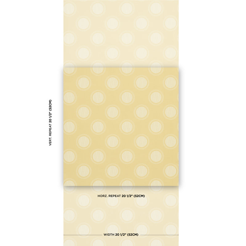 Schumacher x Neisha Crosland Watermark Wallpaper, Corn