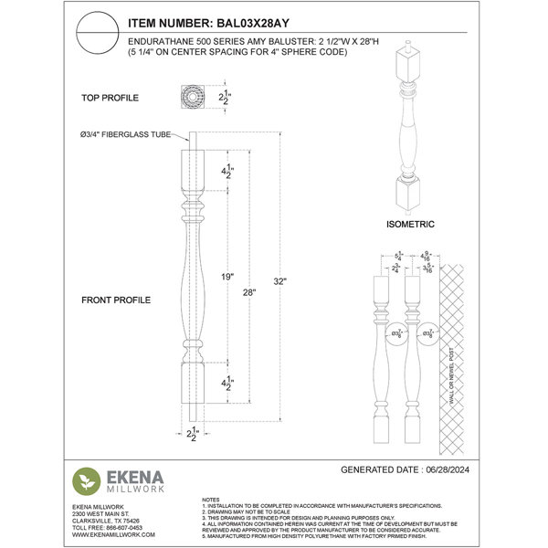 Dimensions du produit