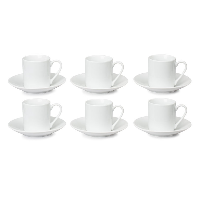 Tucker Espresso Cups & Saucers