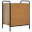 48 cm W Galvanised Steel Bedside Table-328815143