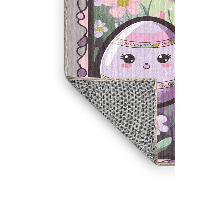 Le tapis des Fêtes de Pâques Printemps Aisle®, Rectangle 5 pi x 7 pi