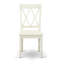 Chaises de salle à manger Clarksville - ensemble de 2 chaises en bois à dossier croisé, lin blanc-1255900256-1341032645