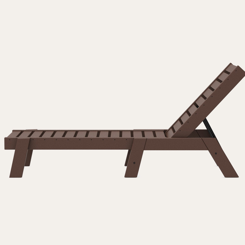 POLYWOOD Captain Chaise, Mahogany