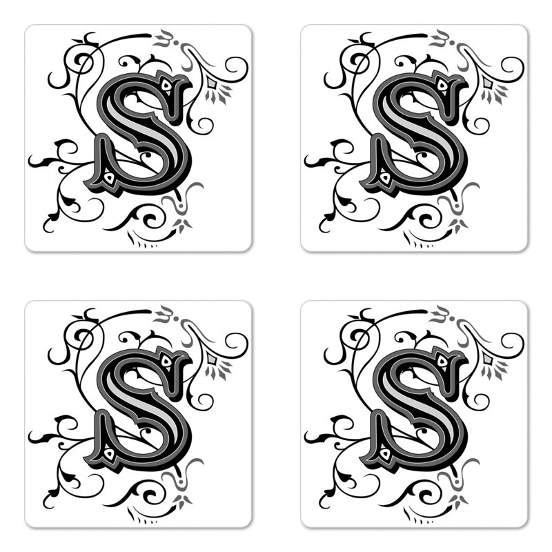 Lettre s sous-verre