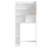 Over-Toilet Storage Cabinet with Adjustable Shelf and Open Shelves