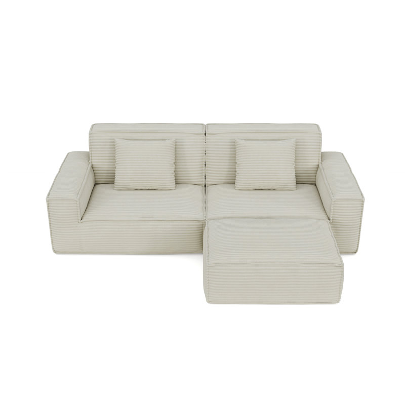 Canapé 106,3 po, Beige