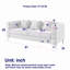 Canapé modulaire surdimensionné de 81 pouces 3 places-1367350467