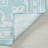 Arnolf Meghan Oriental Aqua Indoor / Outdoor Area Rug-231999105