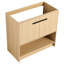 Meuble-lavabo autoportant de 36 po avec lavabo en céramique, base en contreplaqué, 2 portes à fermeture douce, meuble-lavabo de conception moderne, lavabo inclus, corps, facile