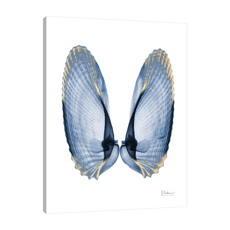 Golden Crusted Angel Wings - Wrapped Canvas Print, 122 cm H x 91 cm W