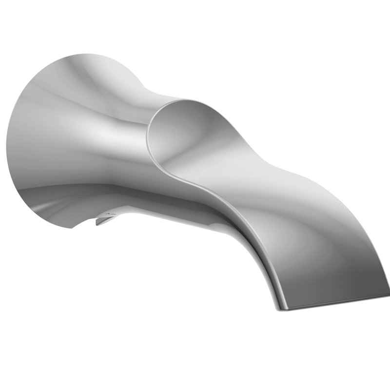 Wall Mounted Tub Spout Trim, Chrome
