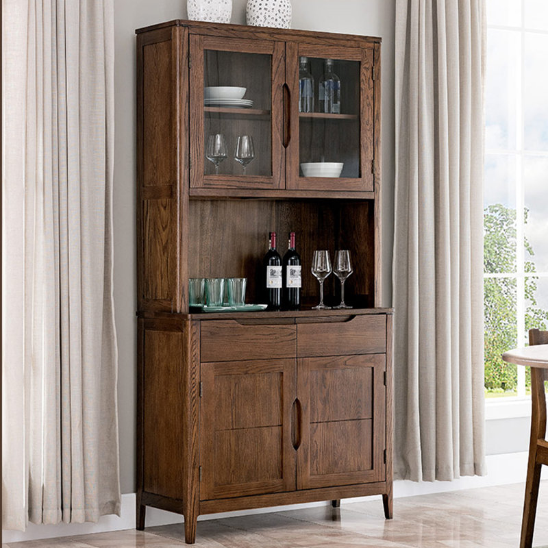 Nordic Oak Multifunctional Kitchen Food Cabinet