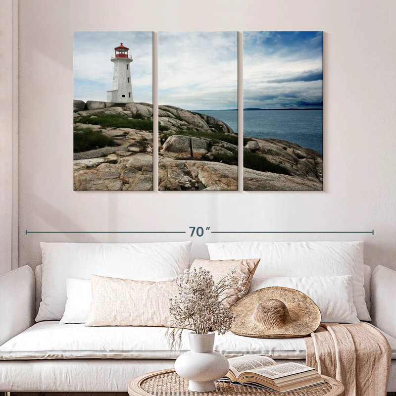 Phare Lilie à Peggy's Cove, H 32 po x l 50 po