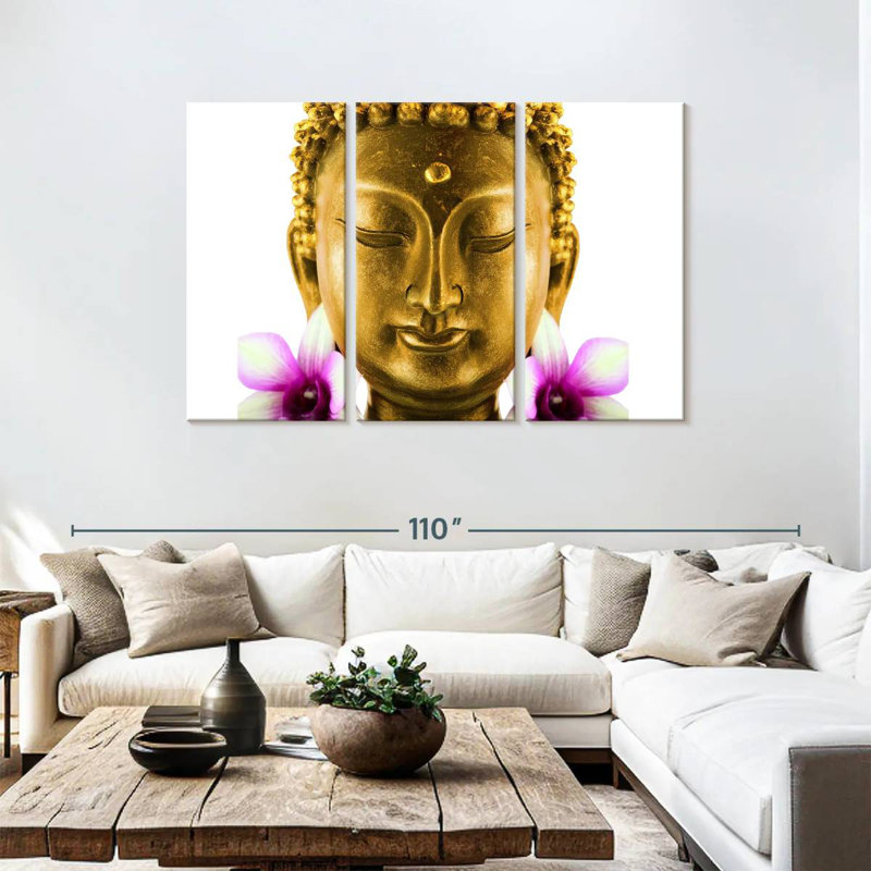 Adella Flowering Buddha, 48" H x 74" W