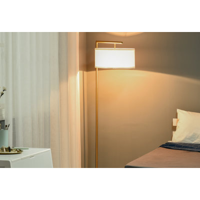 Naida 153cm Swing Arm Floor Lamp