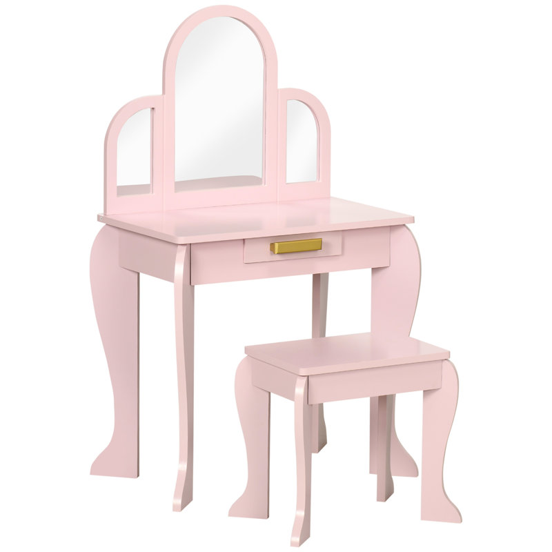 Ensemble coiffeuse avec miroir pour enfants Georgeen