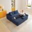 Canapé modulaire de 105 po, canapé modulaire Cloud avec assise profonde, canapé modulaire moderne en L avec méridienne, fauteuils rembourrés pour la chambre du salon, sans assemblage, (BLEU)