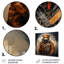 Steampunk Bear Fashion II - ours 2, art mural en métal-1512505234