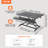 Hakimah Adjustable Metal Base Computer Desk-509681670