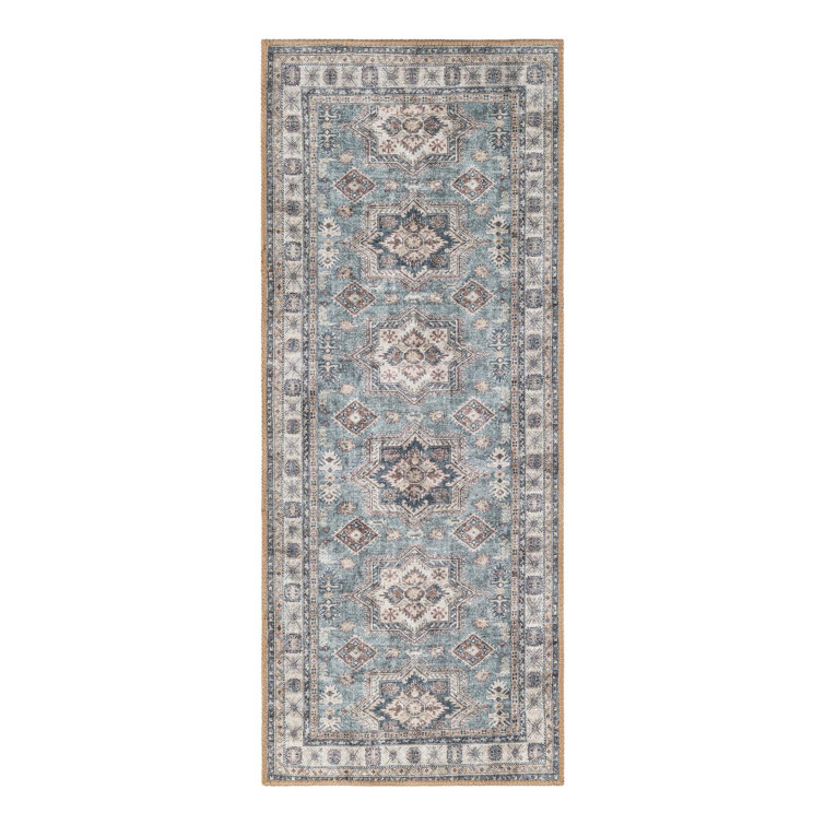 Marquavius Performance Chenille Floral Indoor Rug