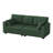 80"W Corduroy Sofa with Cup Holders, Storage Pockets and USB Ports  - Green Couch-614596332