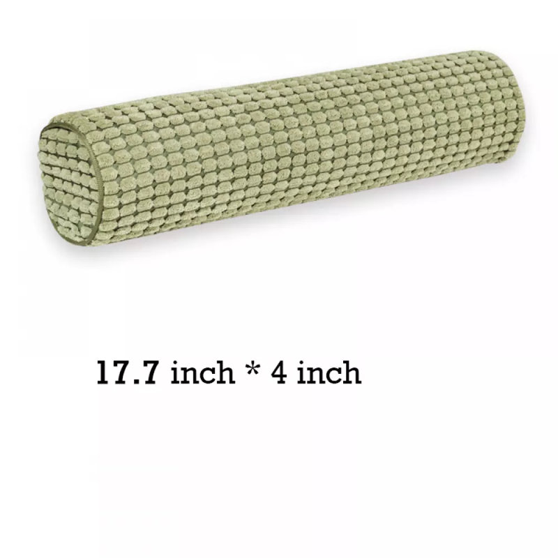 Oreiller cylindrique en mousse à mémoire de forme, Vert