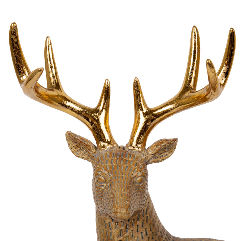 Figurine de cerf assis Ibrahim