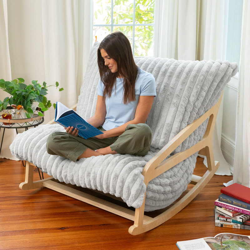 Chaise berçante Pillow Saxx, Gris