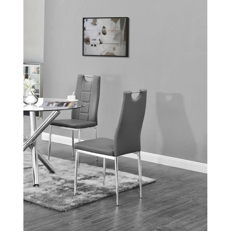 Chaise d'appoint Spickard, Gris