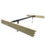 Mathews Heavy Duty Metal Adjustable Bed Center Support System-682545469
