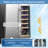 Costway 1 Cubic Feet Freestanding Mini Fridge