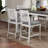 Rustic Counter Height 2pc Dining Chairs