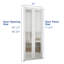 Porte pliante en bois massif 1-Lite-111656832-93929986