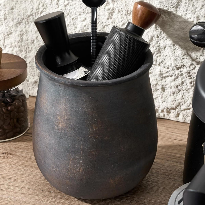 Ceramic / Porcelain Round Utensil Crock