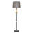 Callahan Floor Lamp - Madison Bronze with Amber Glass - Grey Shade-718181877