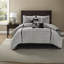 Comfortable Bedding Sets, Faux Suede Polyester, Modern Grey Design For Home