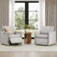 Bradner Upholstered Swivel Power Recliner