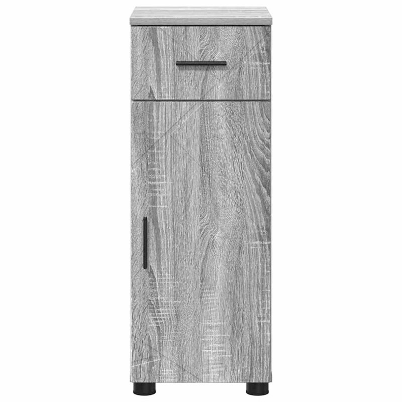 30cm Bathroom Vanity Base Only, Grey Sonoma