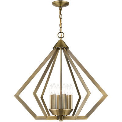 Lustre géométrique à 6 lumières Buckeys